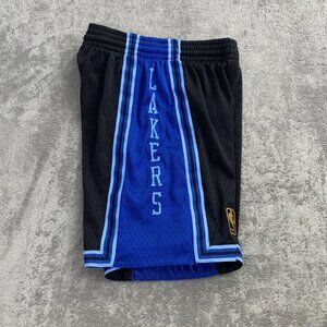 Mitchell and Ness Shorts Youth Small Los Angeles Lakers NBA Reload Swingman LA